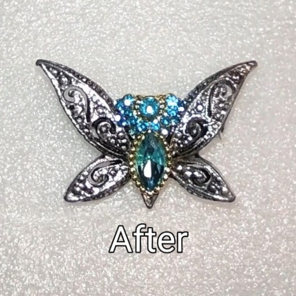 Vintage Butterfly Brooch - Picture 9 of 12